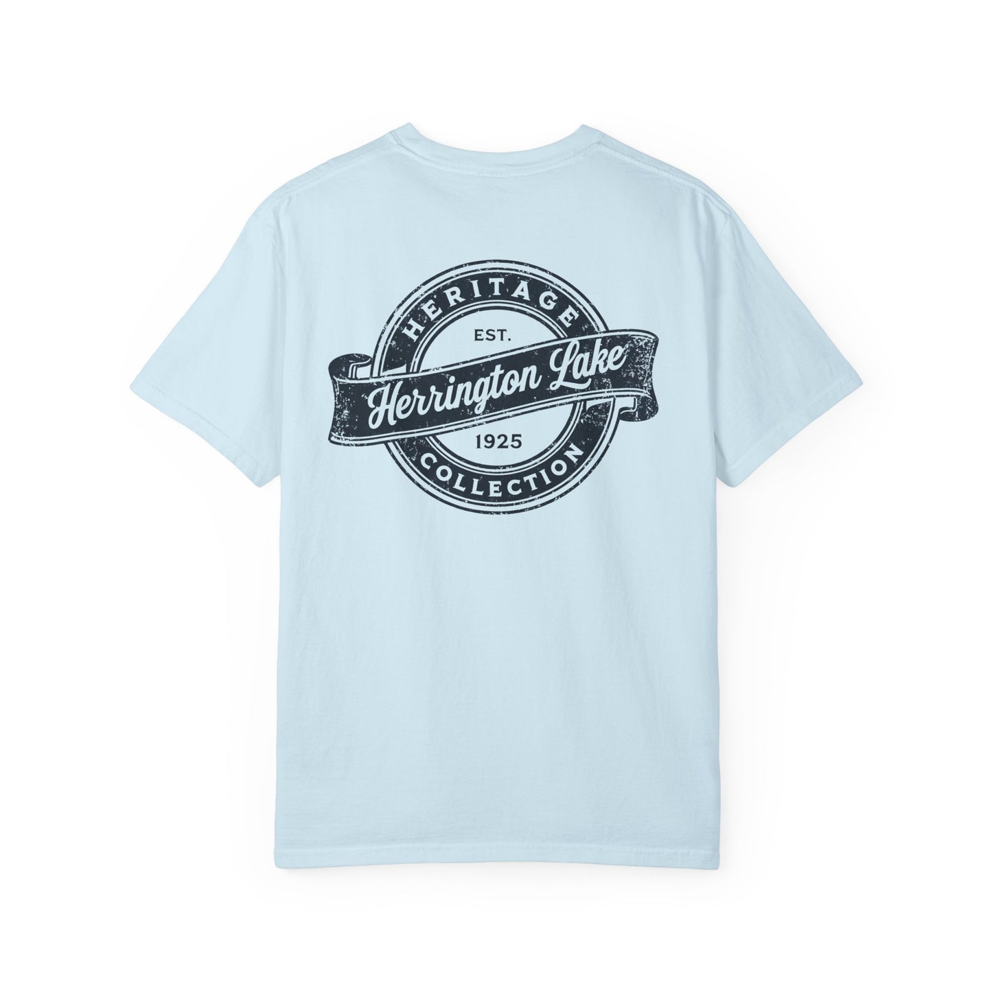 Vintage Herrington Lake Heritage Collection Premium Garment-Dyed Comfort Colors TShirt (Double-Sided Print)