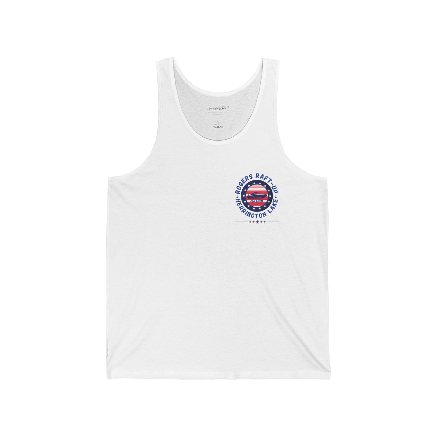 Rogers Raft-Up Unisex Jersey Knit Cotton Tank