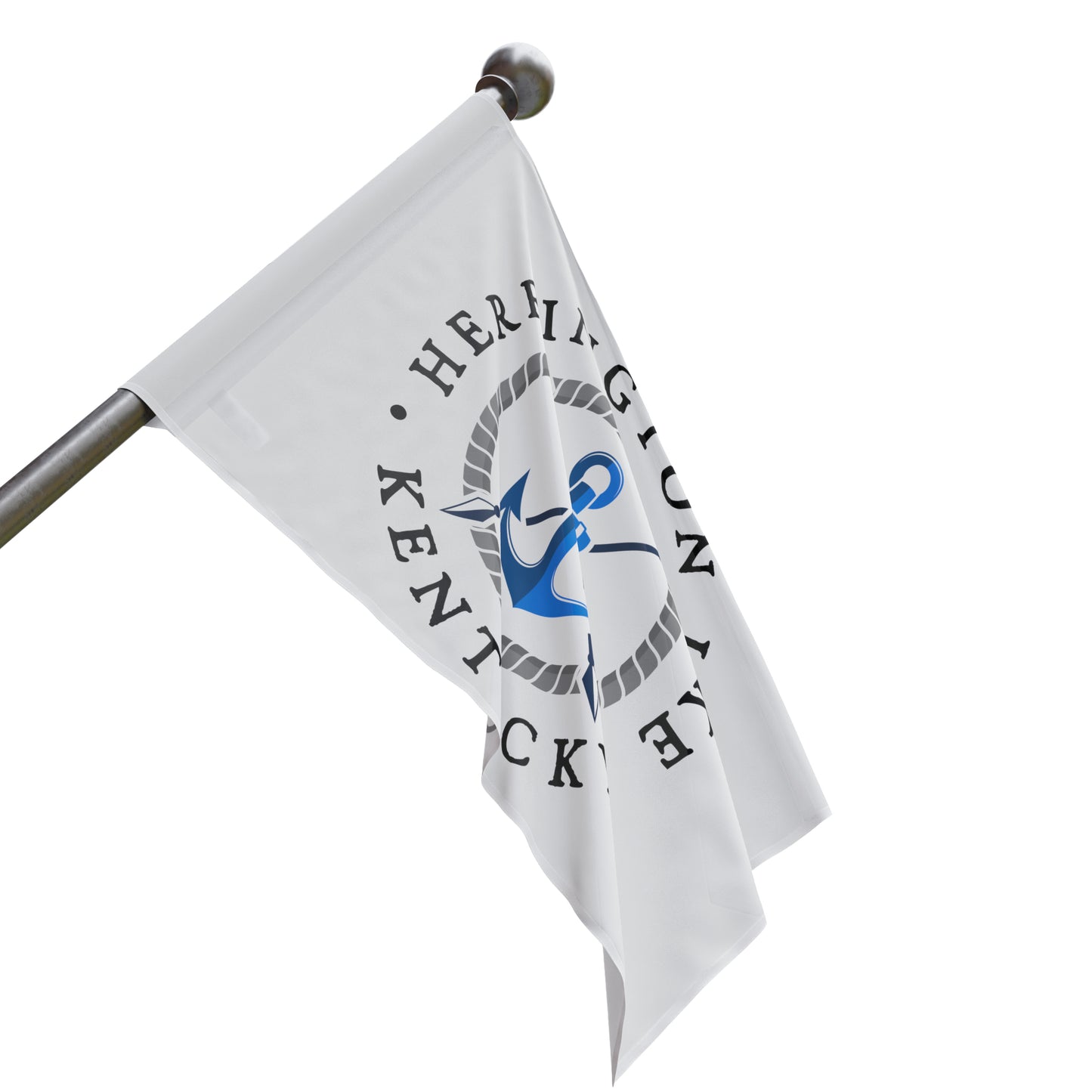 Herrington Lake Nautical Collection Flag - White