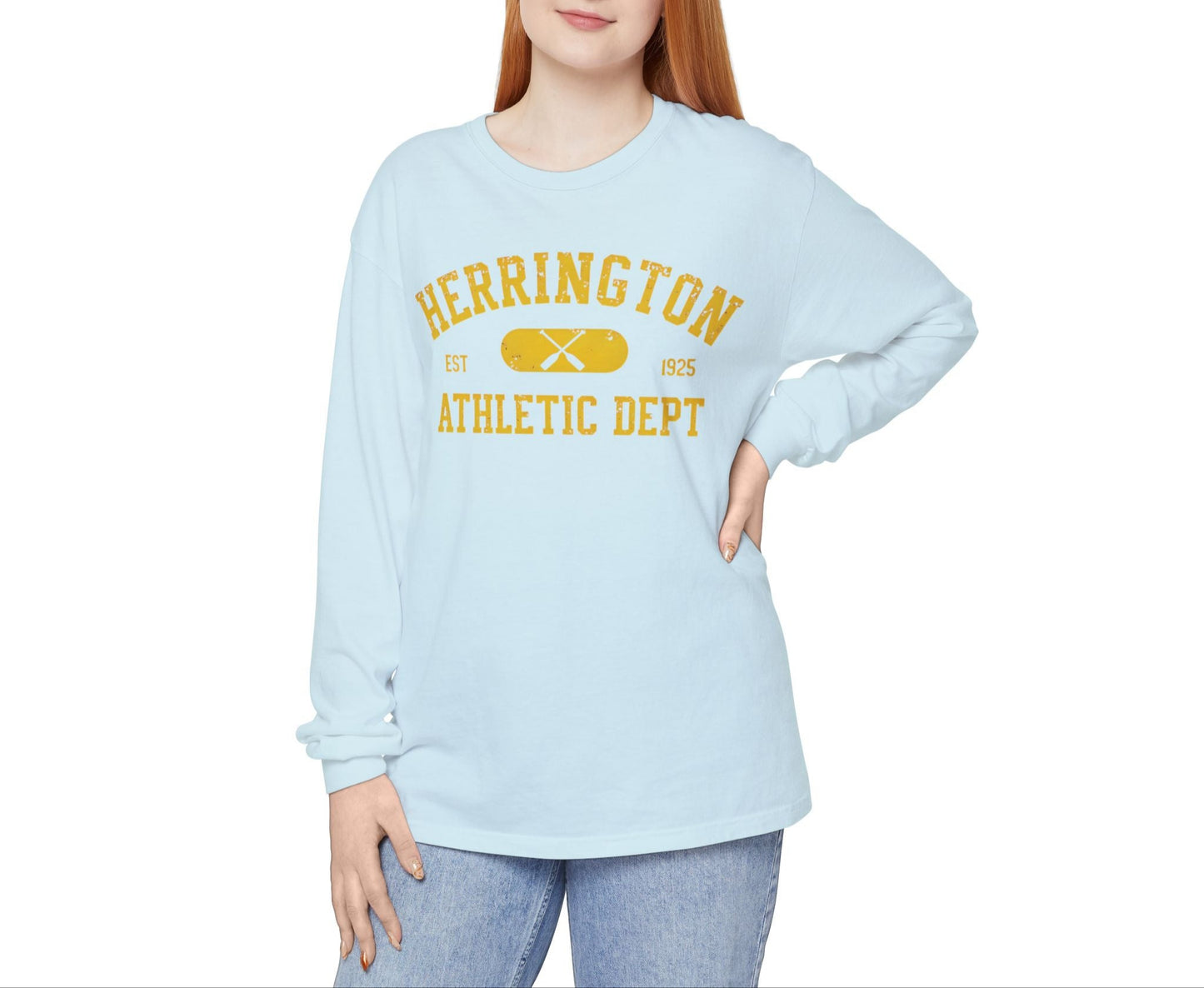 Herrington Athletic Department Collegiate Collection Garment-Dyed Premium Comfort Colors™ Long Sleeve T-Shirt