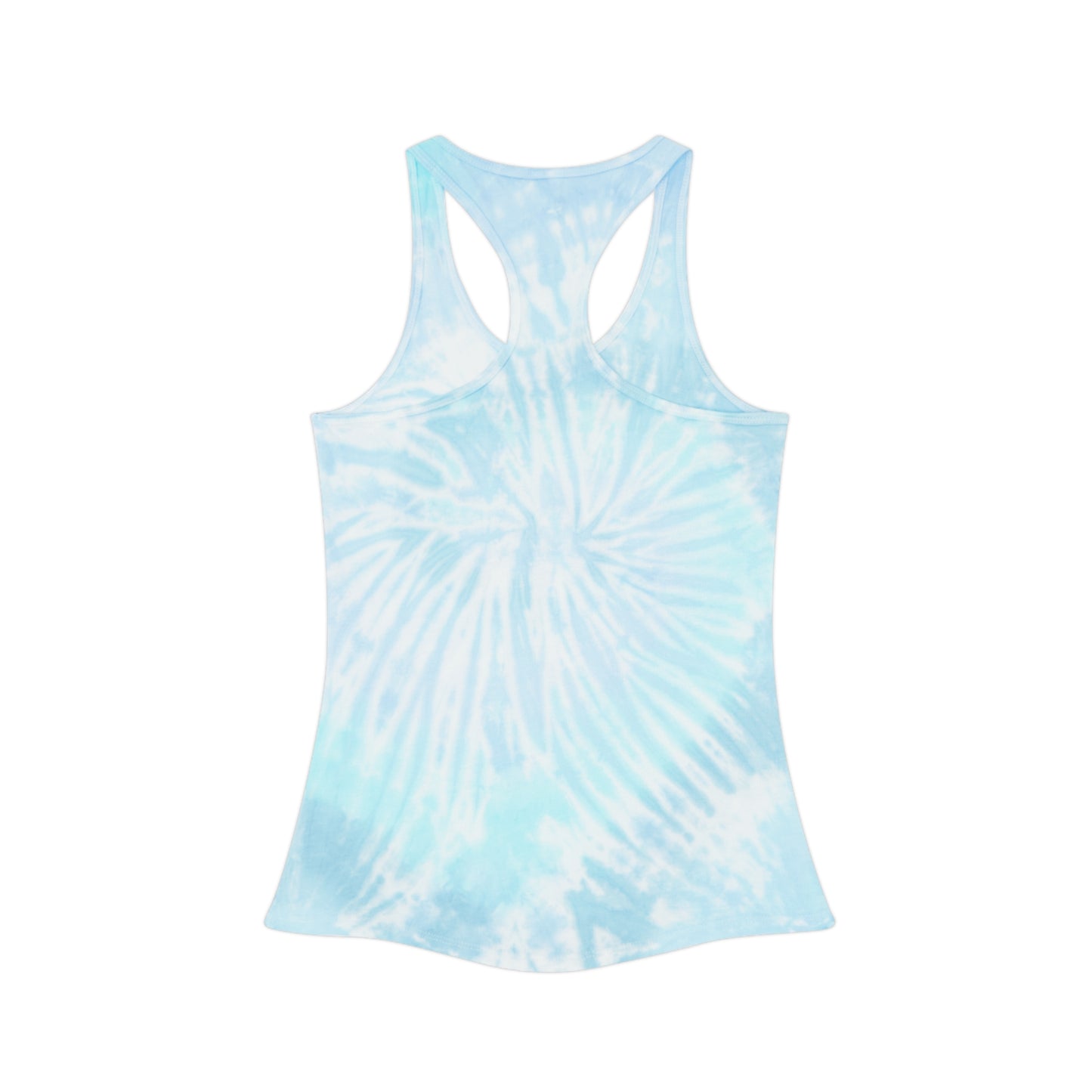 "In My Lake Life Era" Tie-Dye Racerback Tank Top