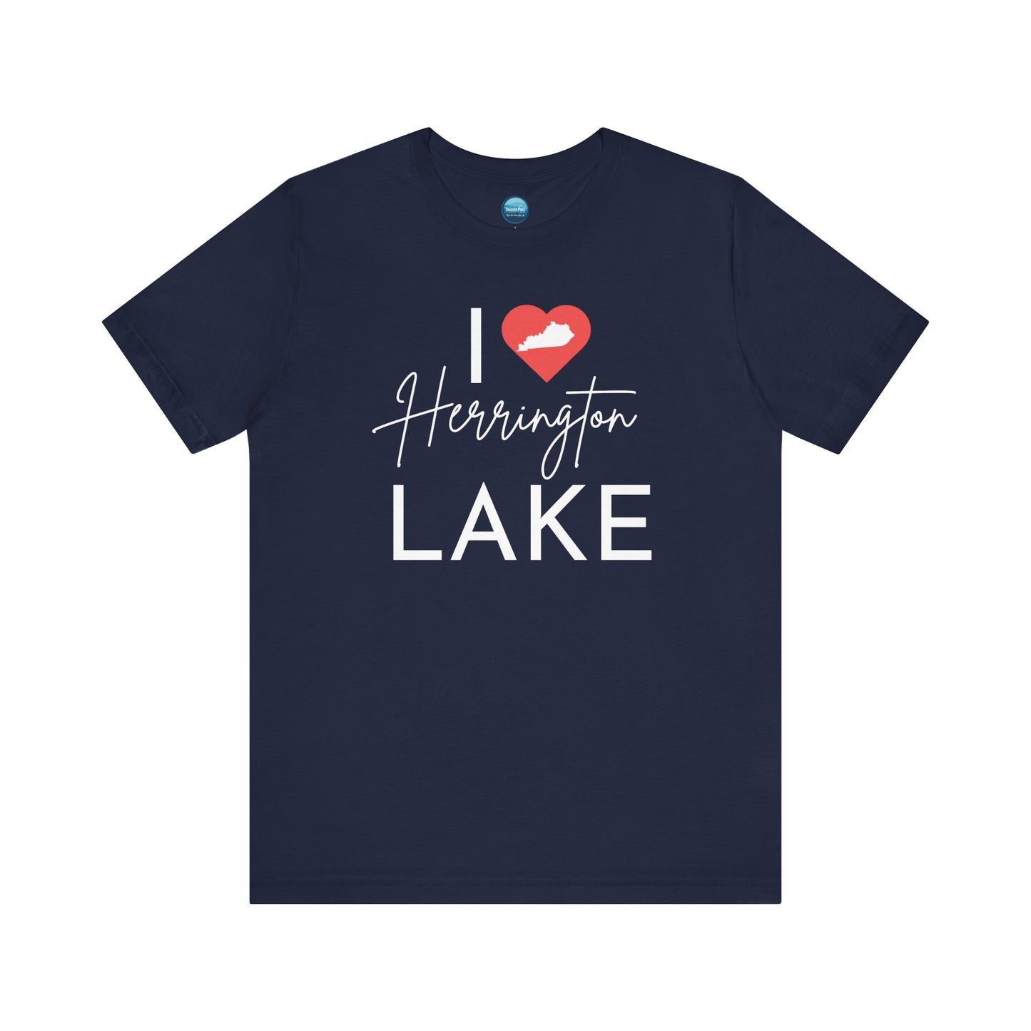 I ❤️ Herrington Lake Unisex Jersey Knit Cotton Short Sleeve Tee