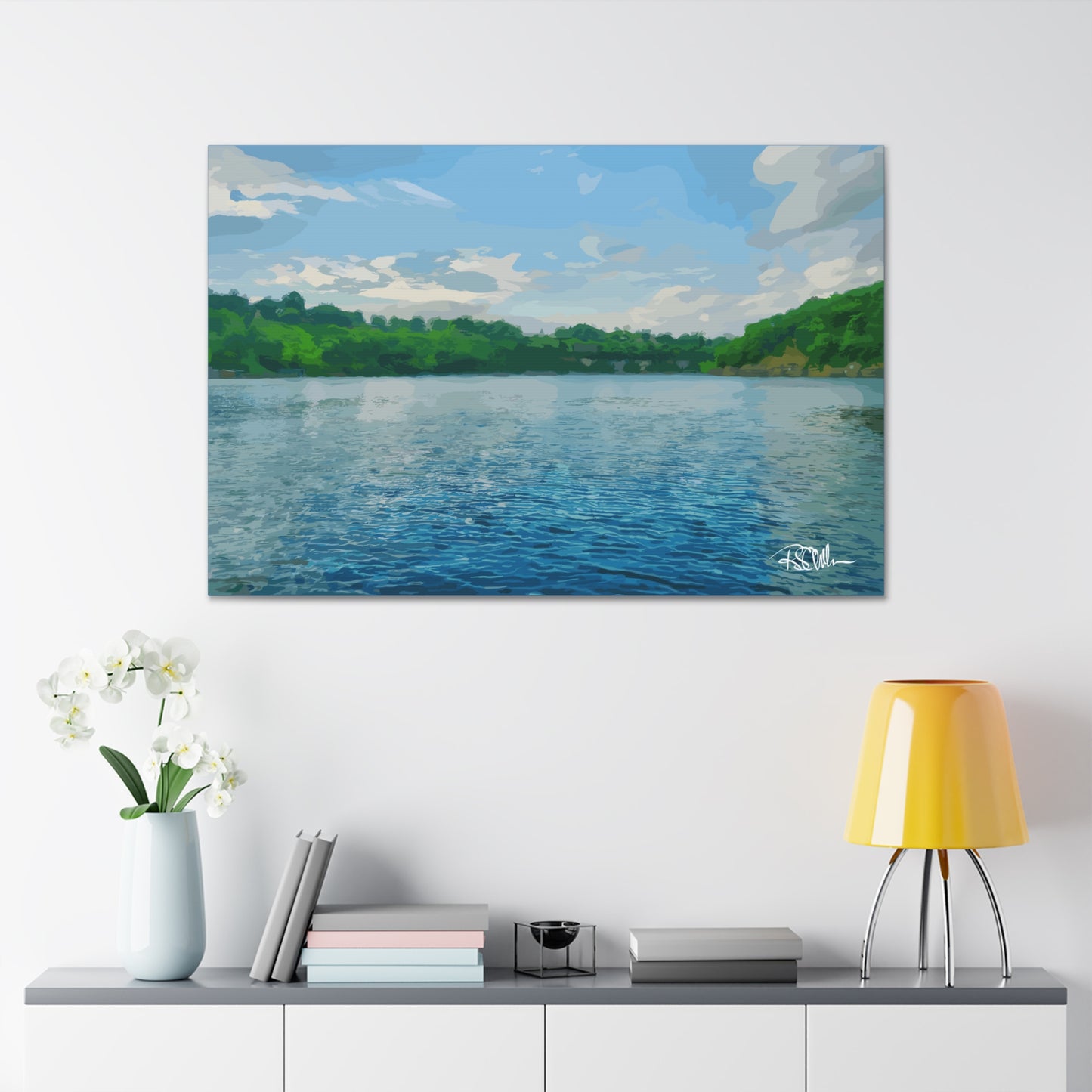 "Herrington LakeScape - 1" Canvas Gallery Wraps