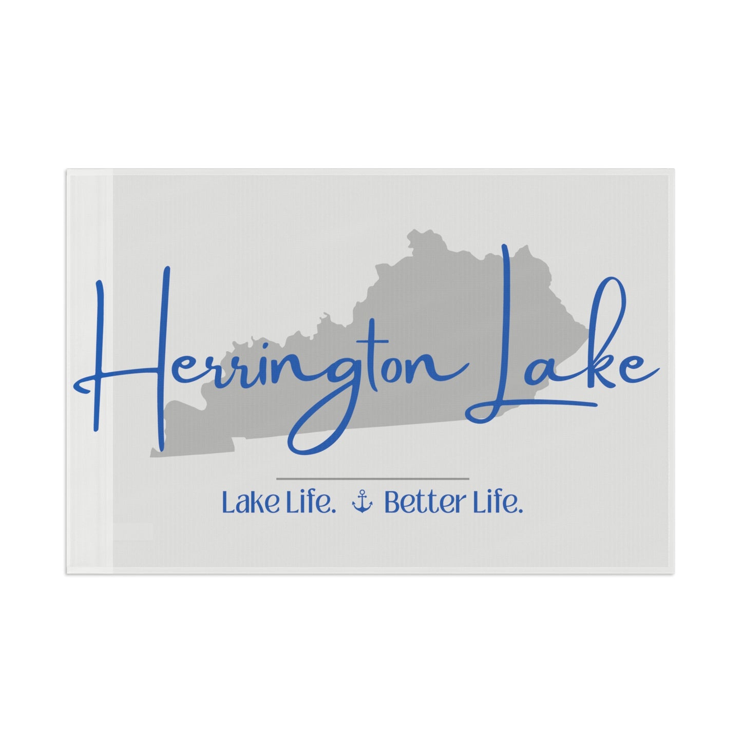 Herrington Lake Signature Collection Flag - White
