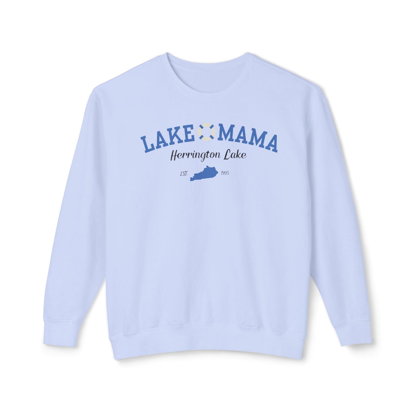 "Lake Mama" Lightweight Crewneck Sweatshirt by Comfort Colors