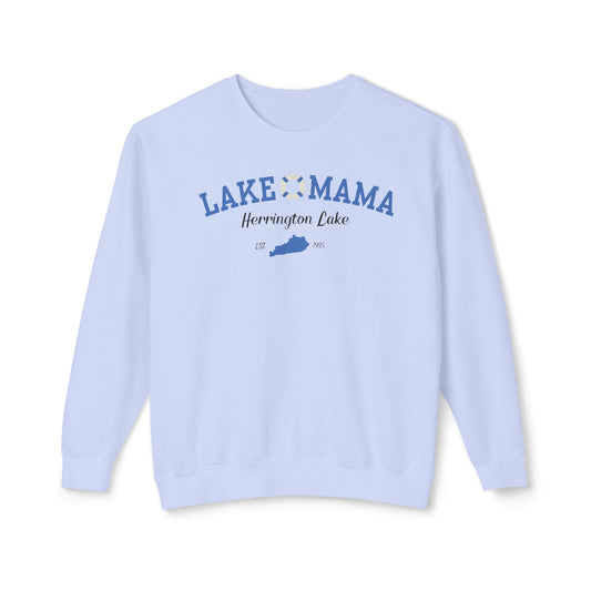 "Lake Mama" Lightweight Crewneck Sweatshirt by Comfort Colors