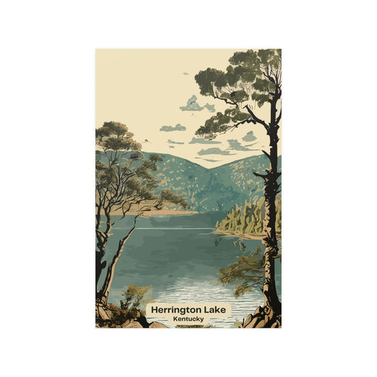 "Timeless -2" Herrington Lake Vintage Satin Posters (210gsm)