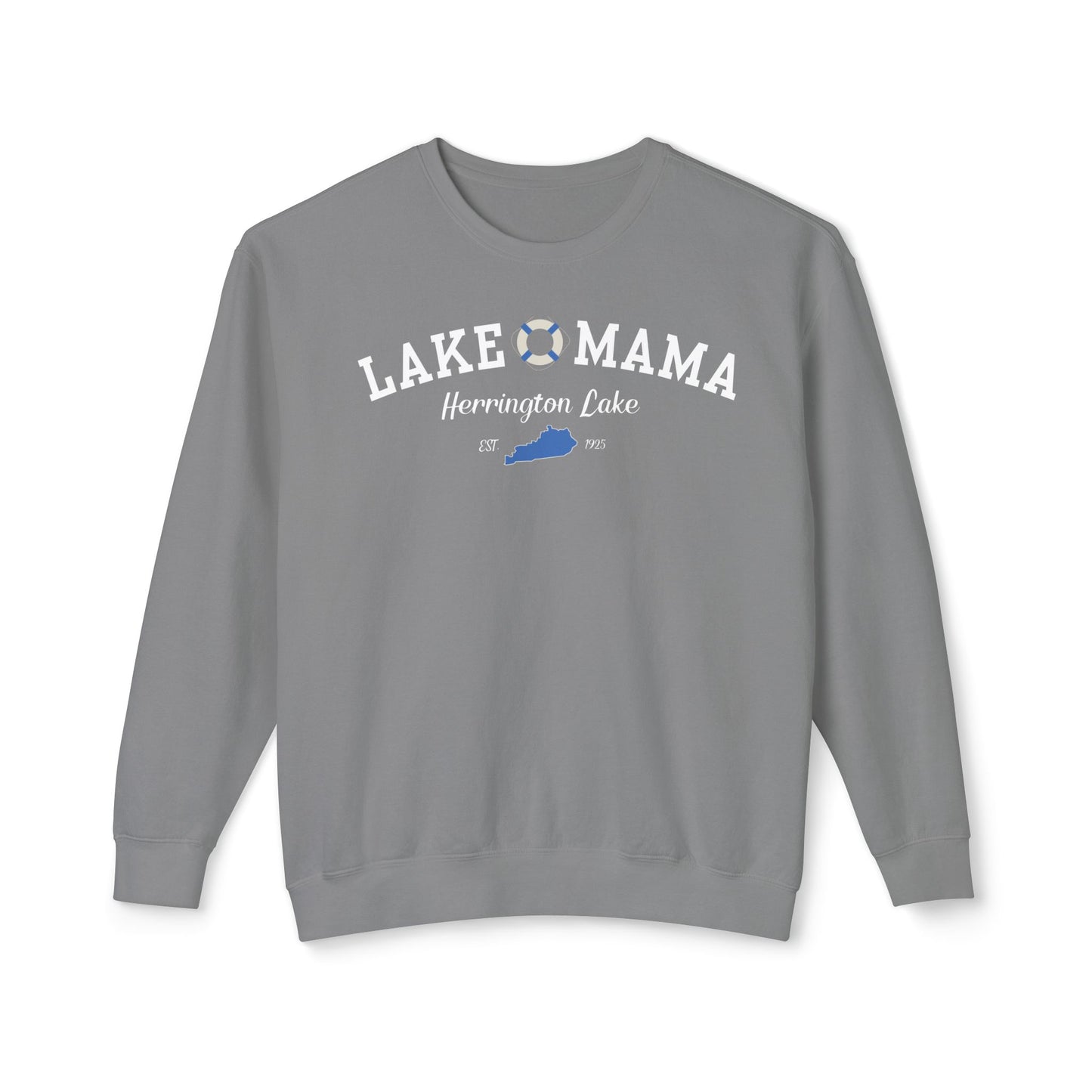 "Lake Mama" Lightweight Crewneck Sweatshirt by Comfort Colors