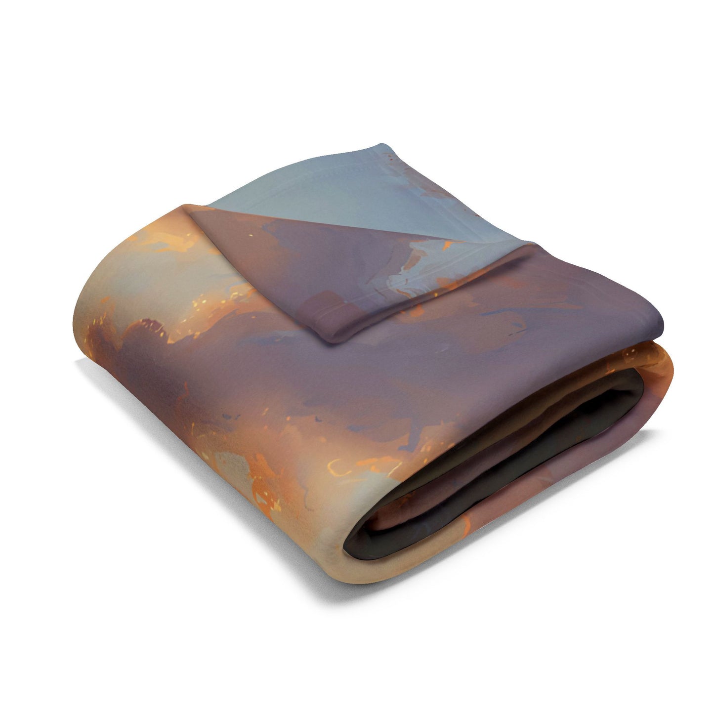 "Fall Dawn Over Herrington" 2025 Arctic Fleece Blanket