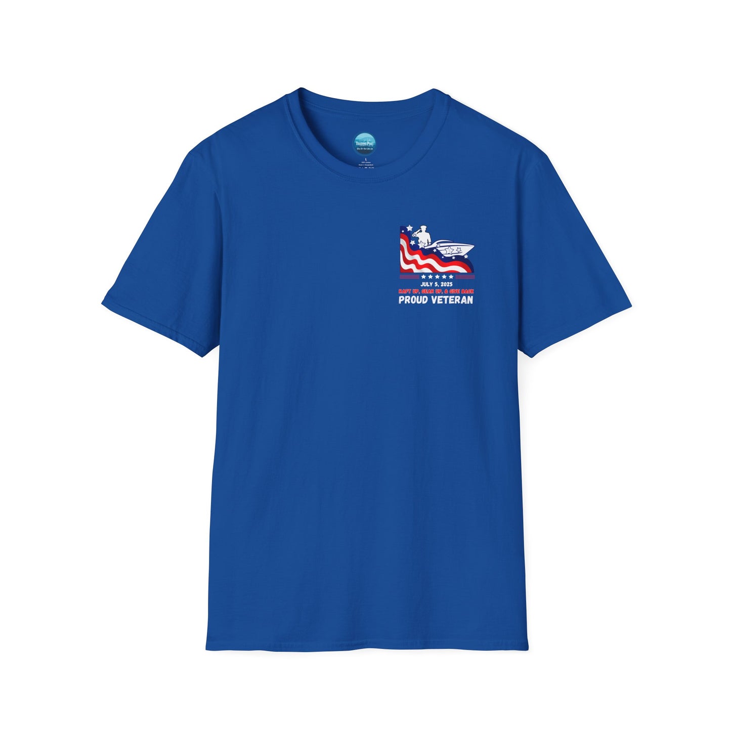 VETERANS 2025 Roger's Raft-Up for Camp Nelson Honor Guard 100% Ringspun Cotton UNISEX Double-Sided Tee