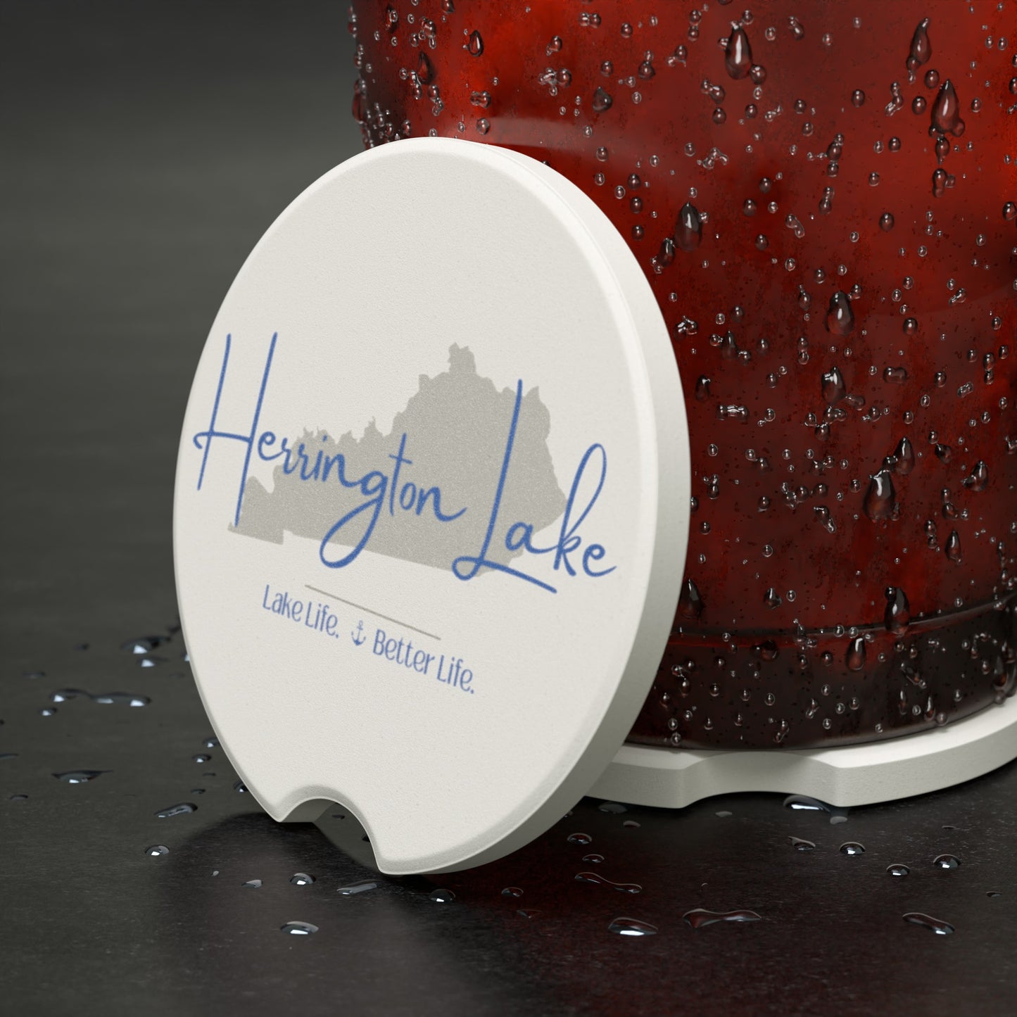 Herrington Lake Signature Collection Soapstone Car & Boat Coaster