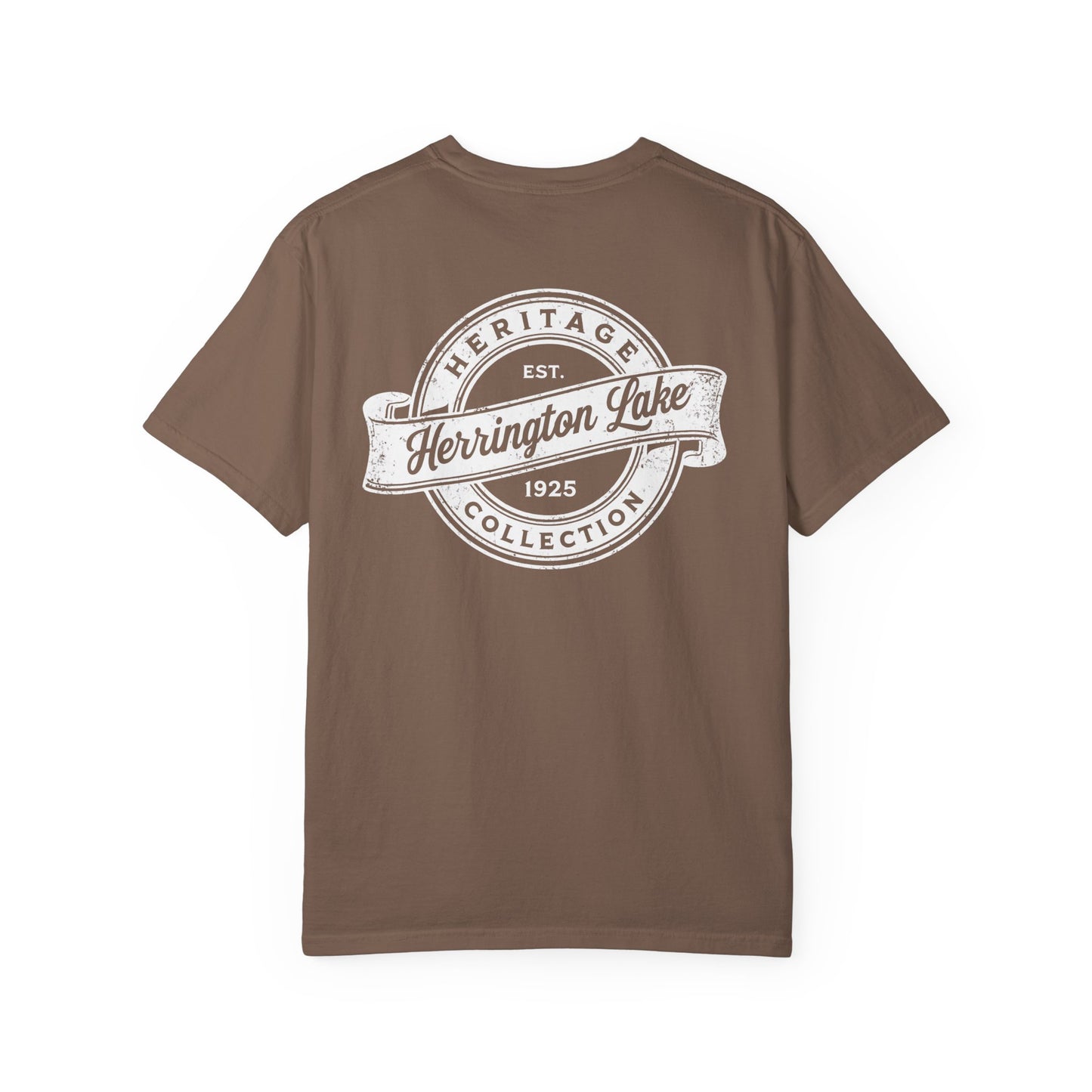 Vintage Herrington Lake Heritage Collection Premium Garment-Dyed Comfort Colors TShirt (Double-Sided Print)