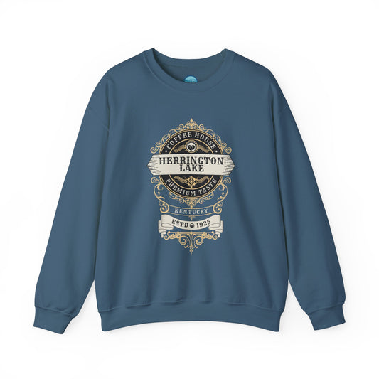 "Premium Taste" Coffee House Collection Unisex Heavy Blend™ Crewneck Sweatshirt