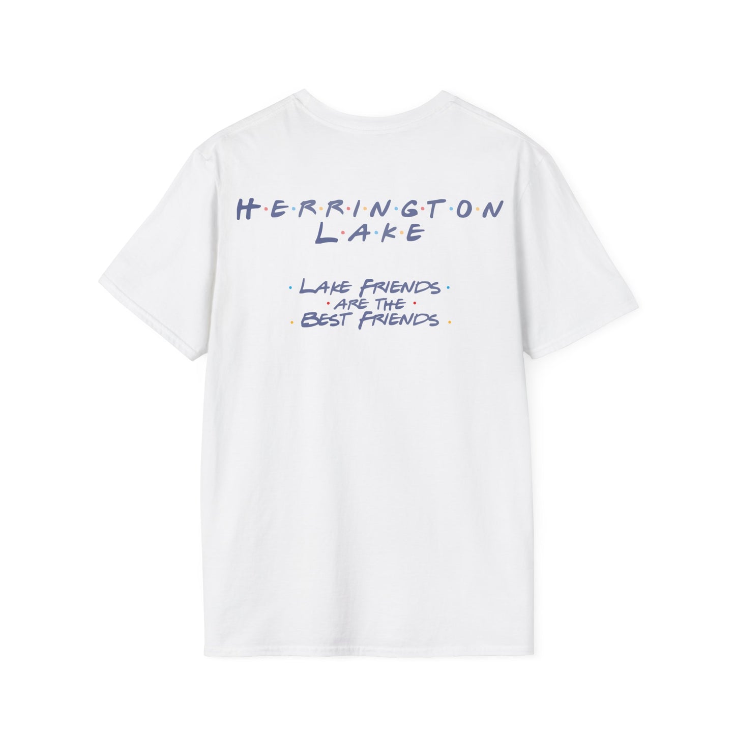 Lake FRIENDS Are the Best FRIENDS Double-Sided Soft Cotton T-Shirt