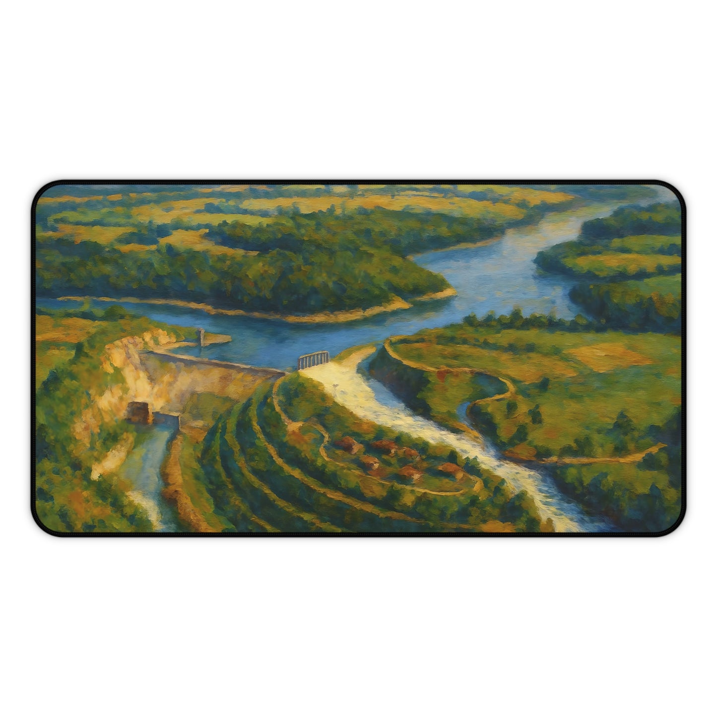 "Dix Dam: A Painter's Perspective" Desk Mat (3 sizes)