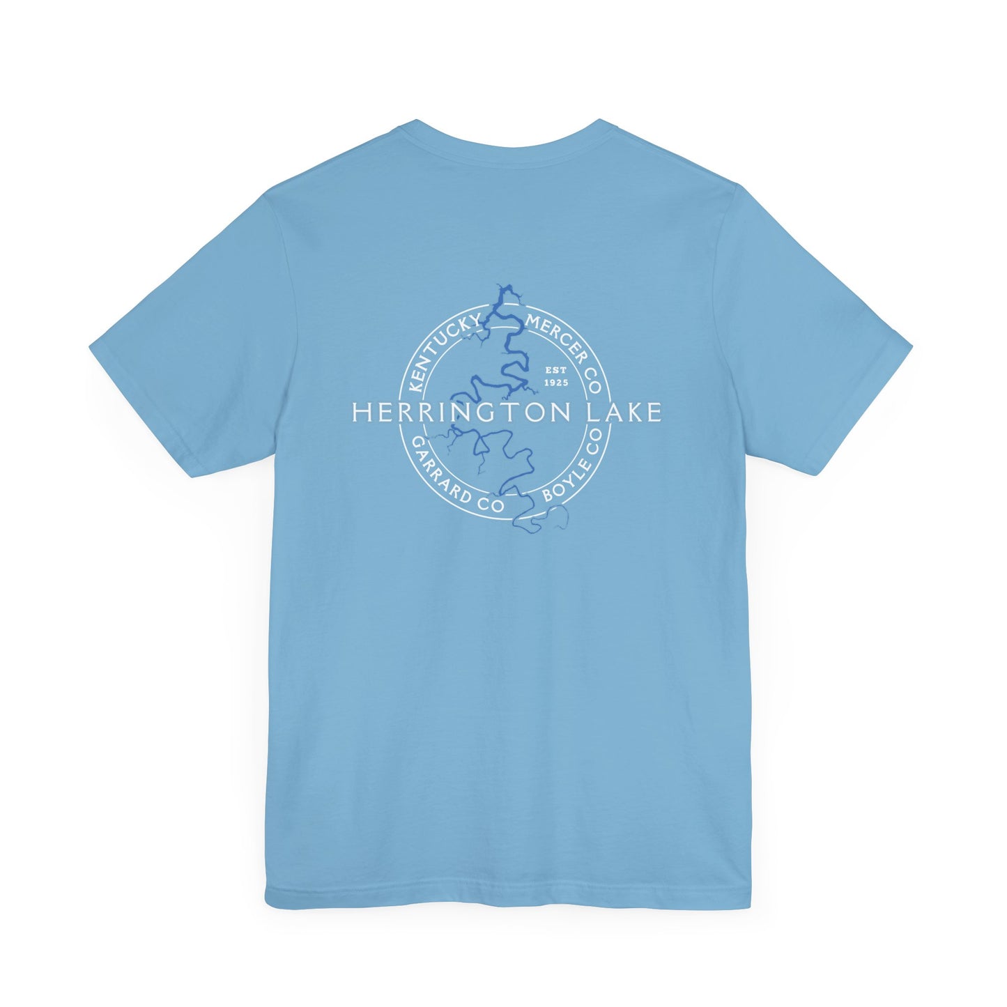 "The Classic" Herrington Lake and County Unisex Jersey Knit Cotton Short Sleeve Tee