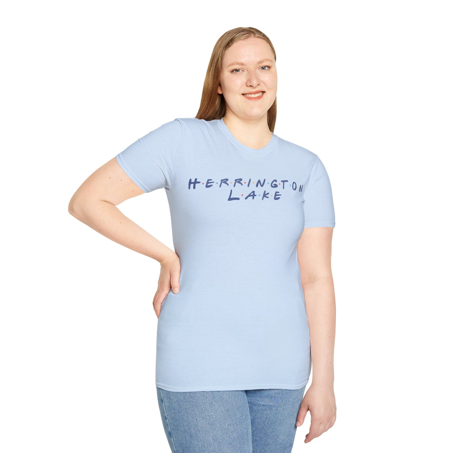 Lake FRIENDS Are the Best FRIENDS Double-Sided Soft Cotton T-Shirt