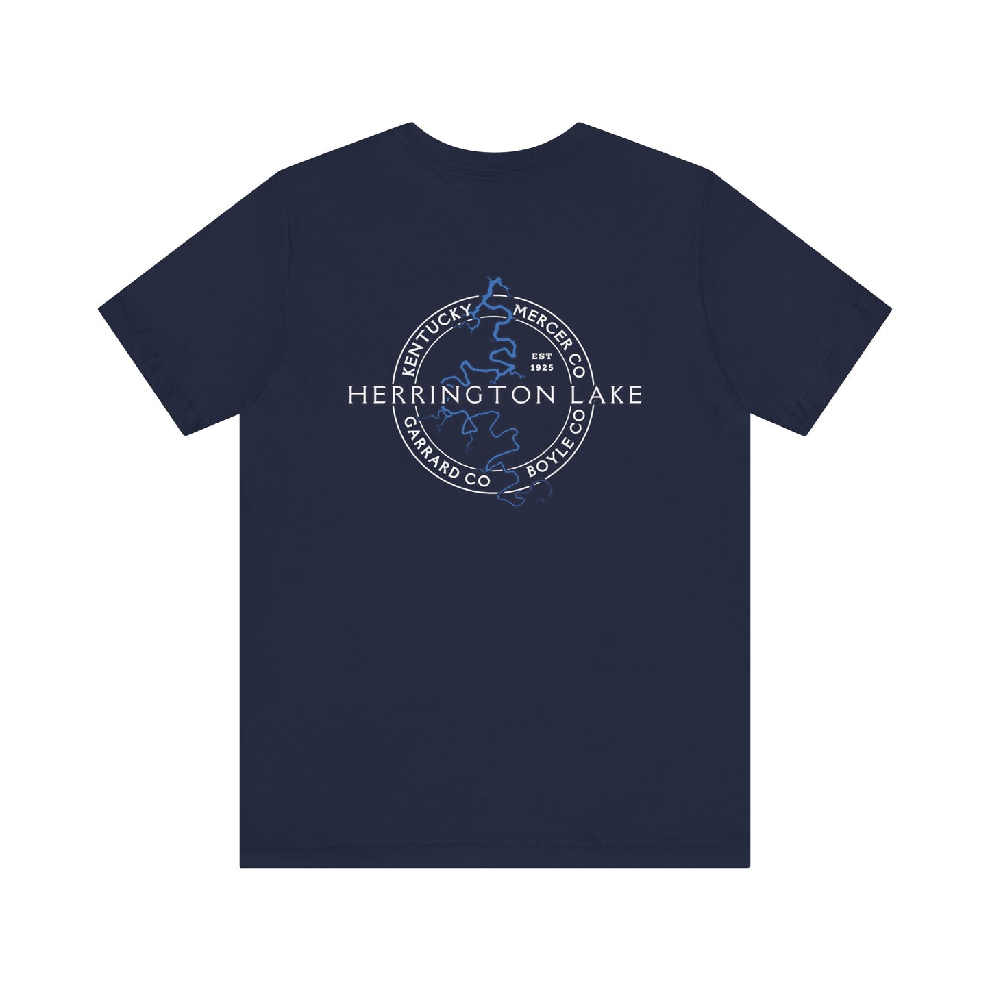 "The Classic" Herrington Lake and County Unisex Jersey Knit Cotton Short Sleeve Tee