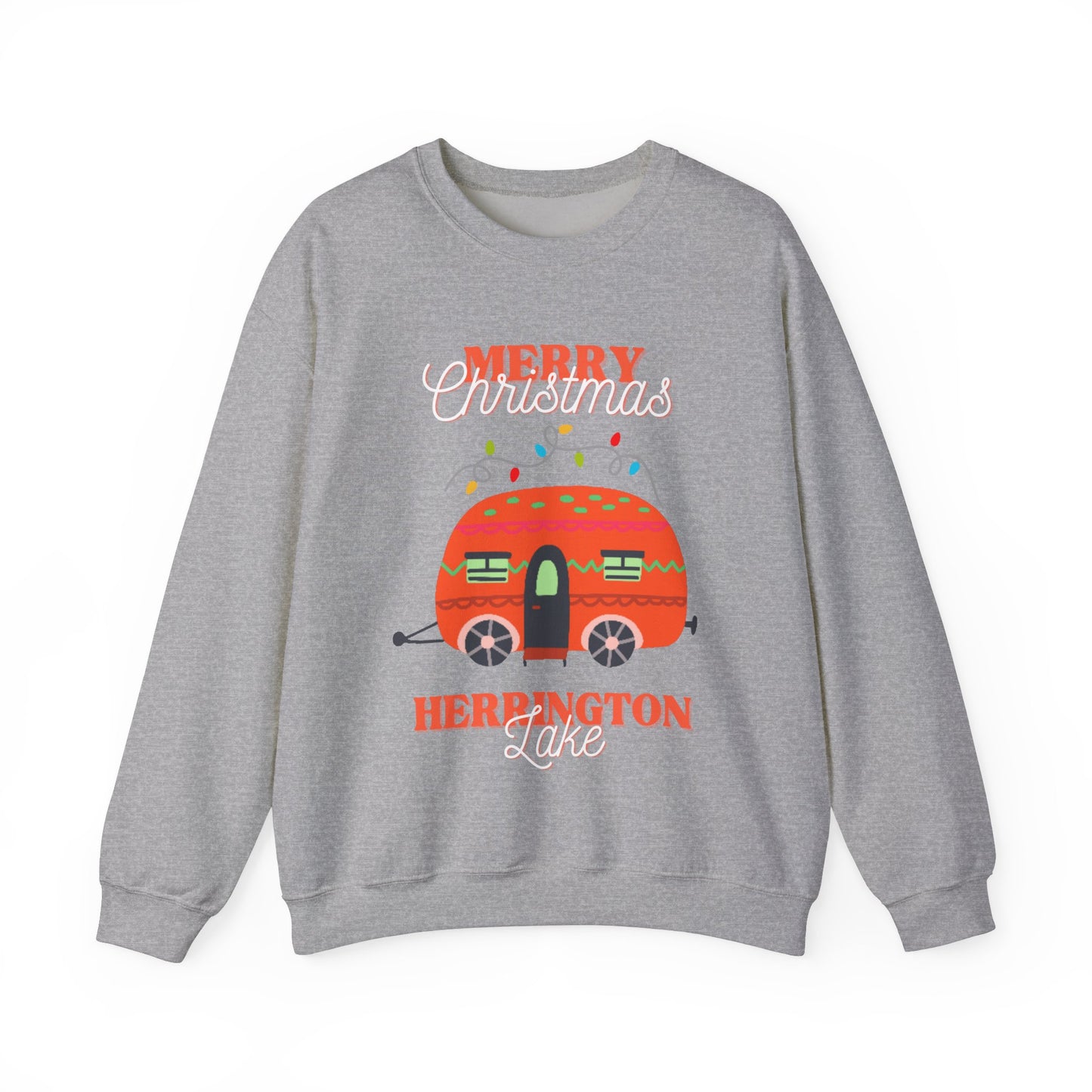 "It's A Camper Christmas" Herrington Lake Heavy Blend™ Crewneck Sweatshirt