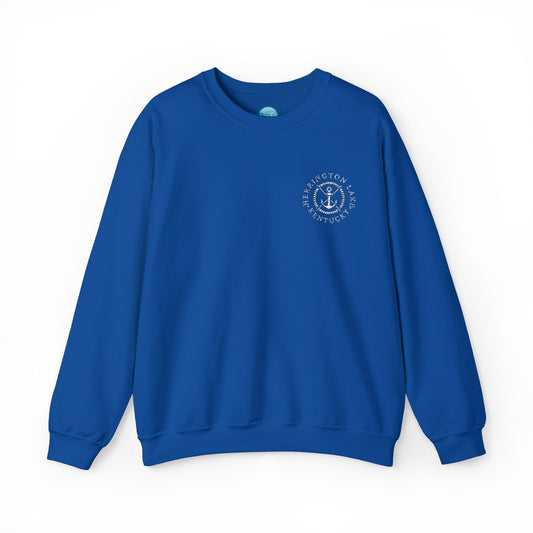 Embroidered Herrington Lake Nautical Collection Unisex Heavy Blend™ Crewneck Sweatshirt
