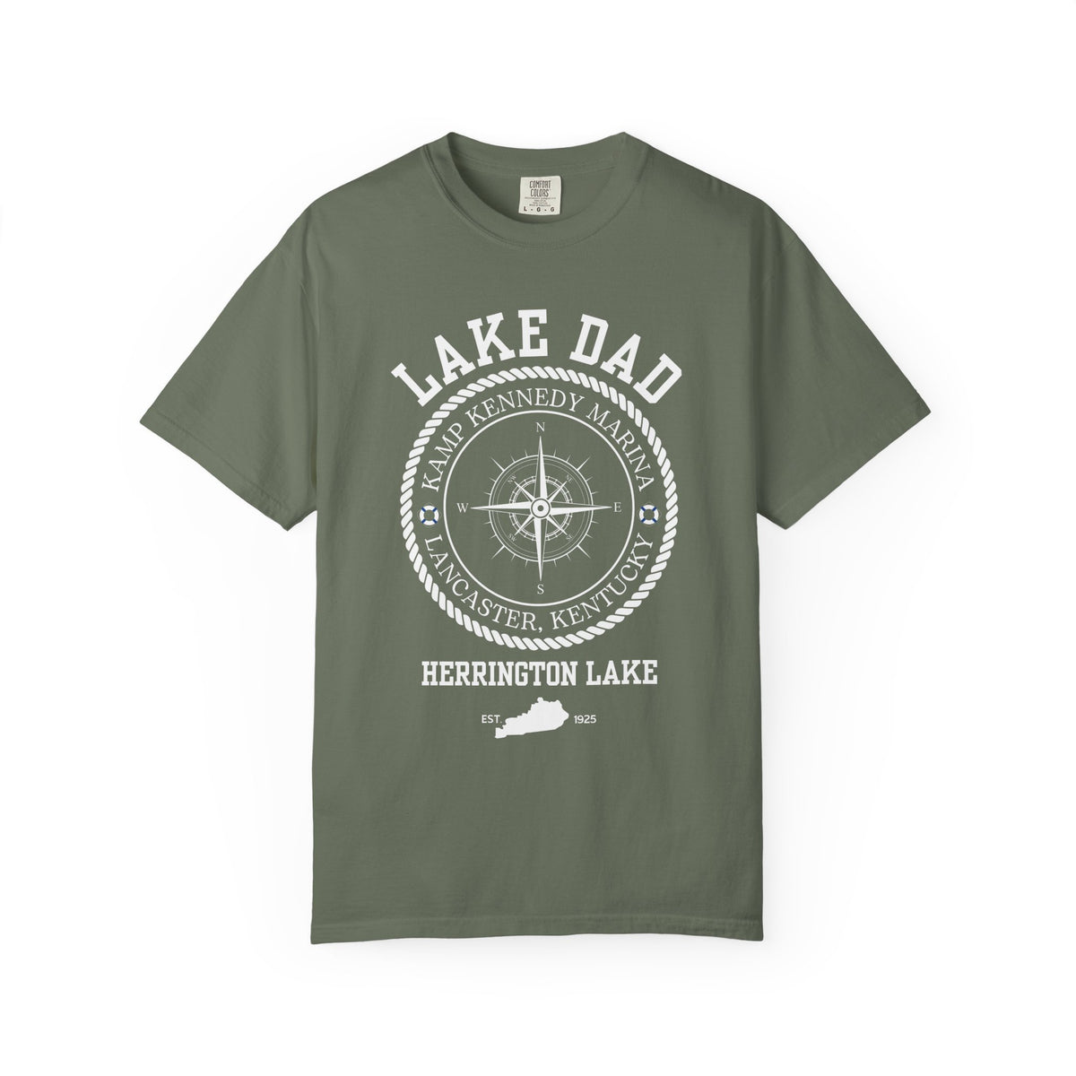 Kamp Kennedy Special - "Lake Dad" Premium Garment-Dyed Comfort Colors TShirt
