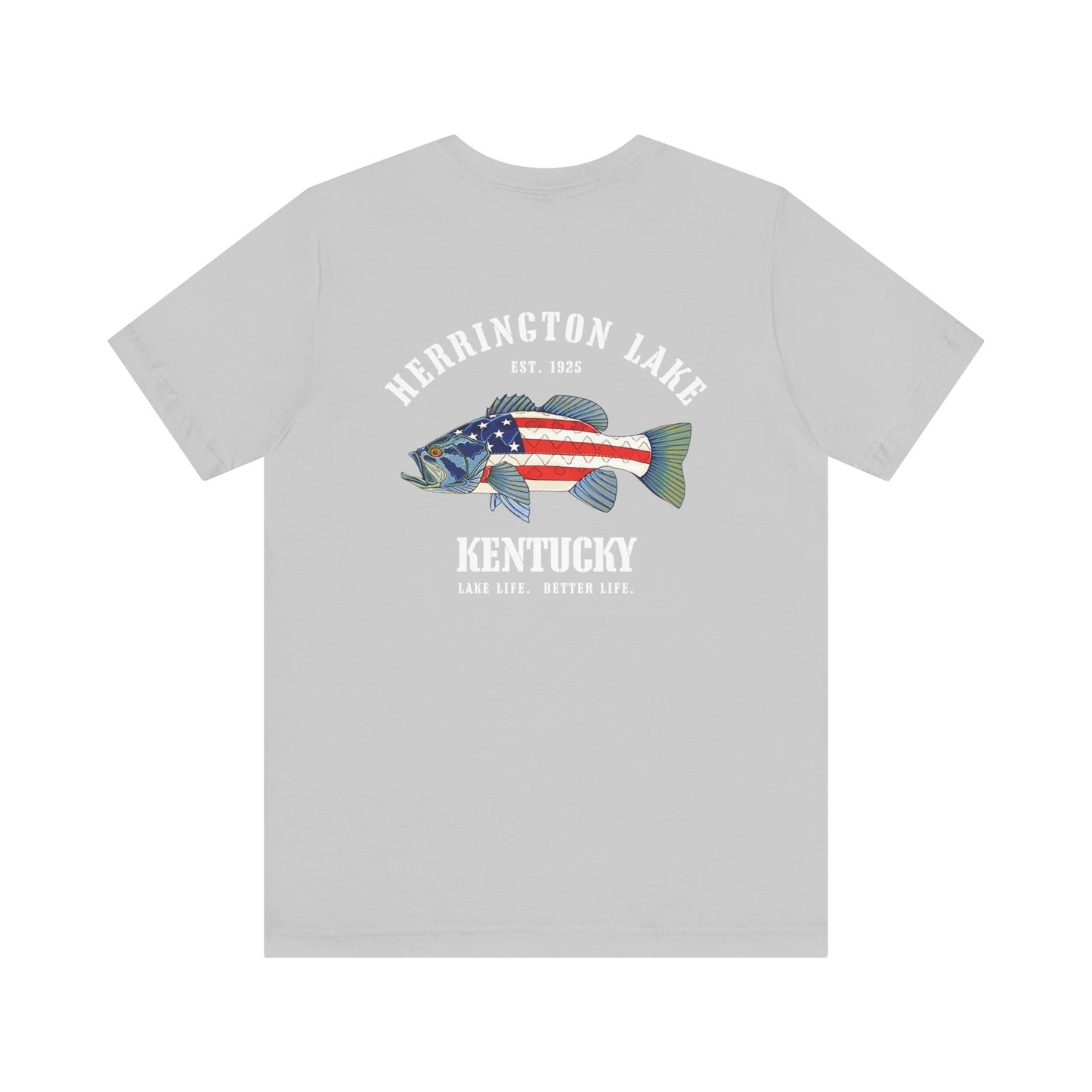 Herrington Lake Patriots All-American Angler Jersey Knit Cotton Tee