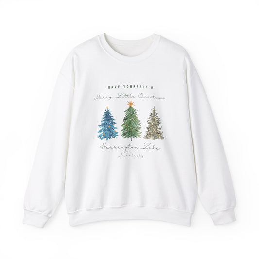 "Have Yourself a Merry Little Christmas" Herrington Lake Heavy Blend™ Crewneck Sweatshirt