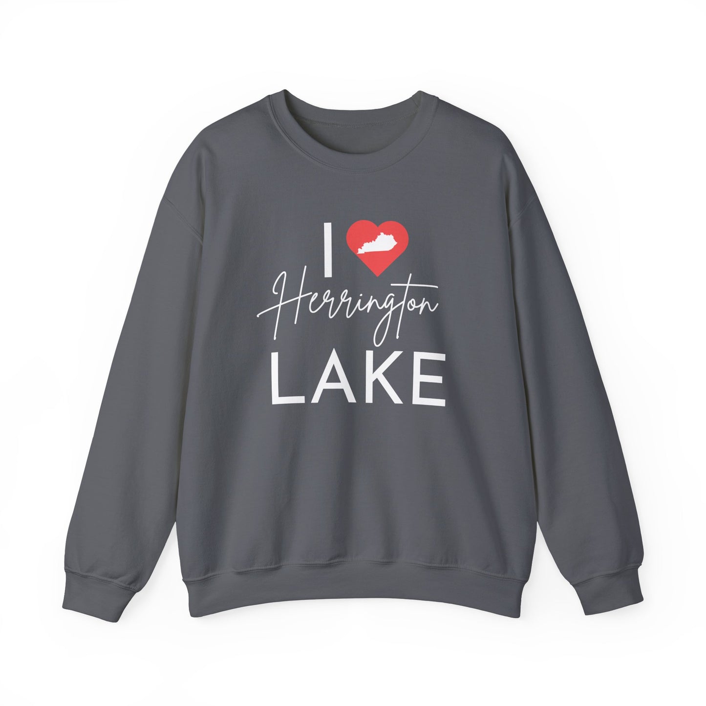 I ❤️ Herrington Lake Heavy Blend™ Crewneck Sweatshirt