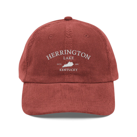 Embroidered Simply Herrington Collection Vintage Corduroy Cap
