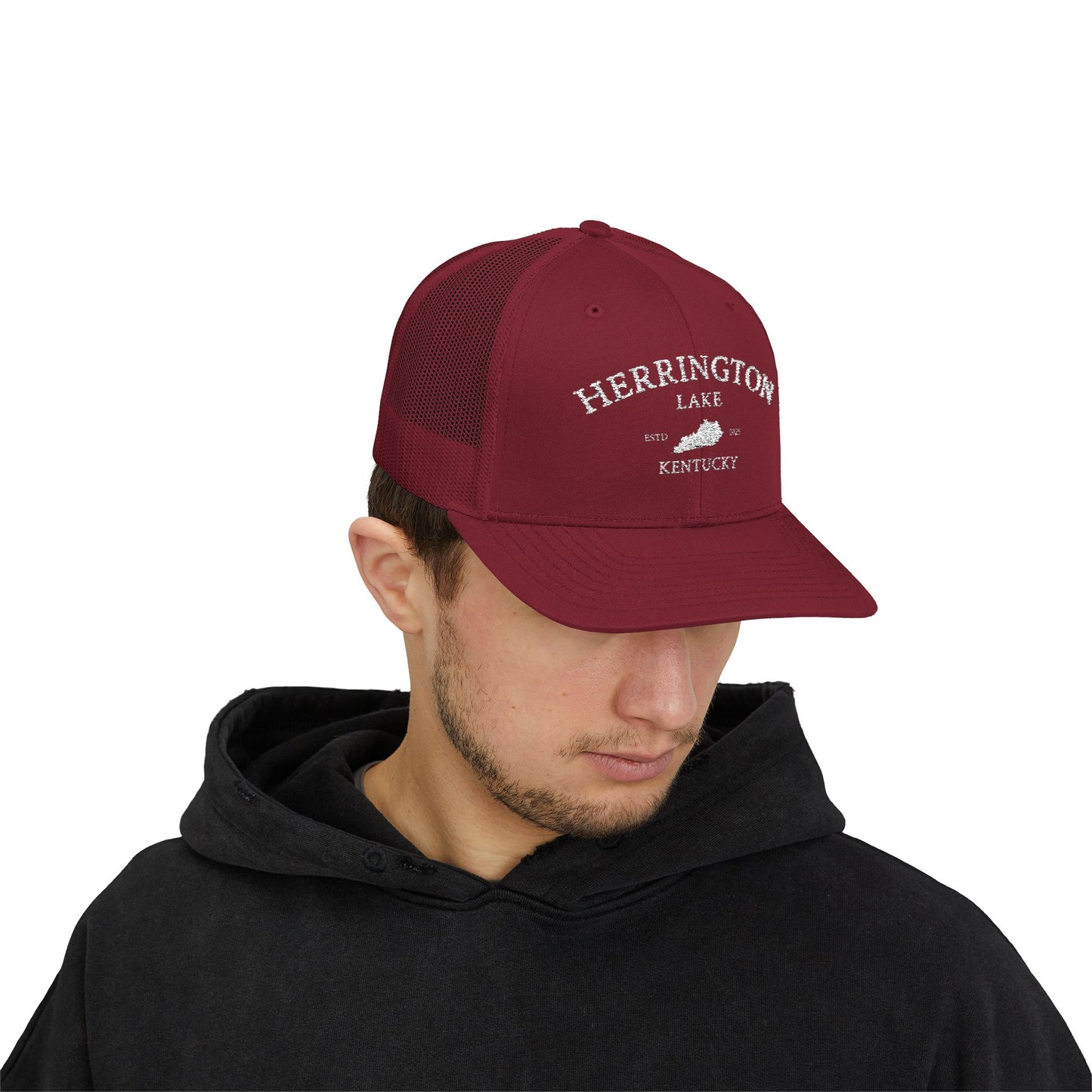 Embroidered Simply Herrington Collection Snapback Trucker Cap
