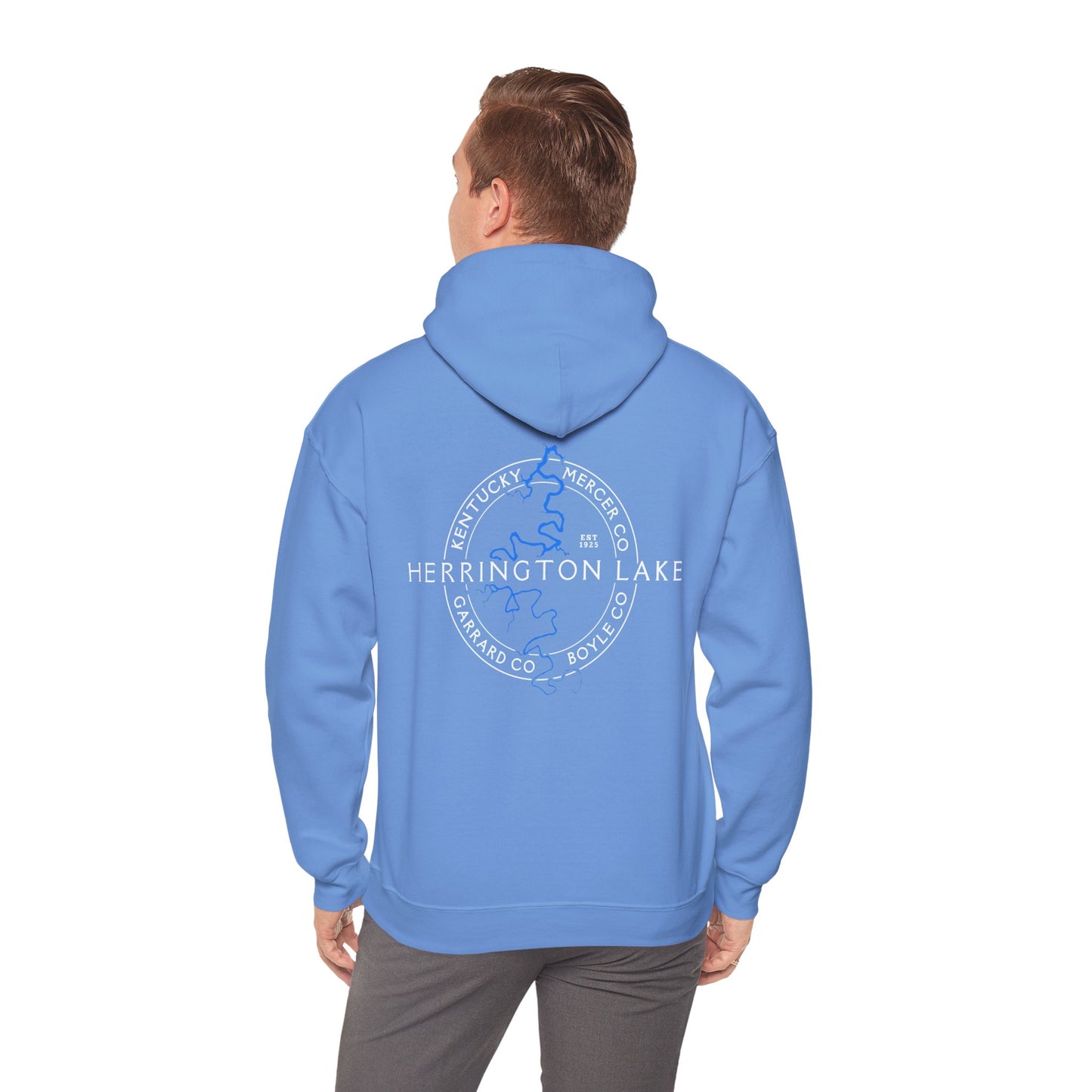 "The Classic" Herrington Lake and County Double-Sided Print Heavy Blend™ Hooded Sweatshirt