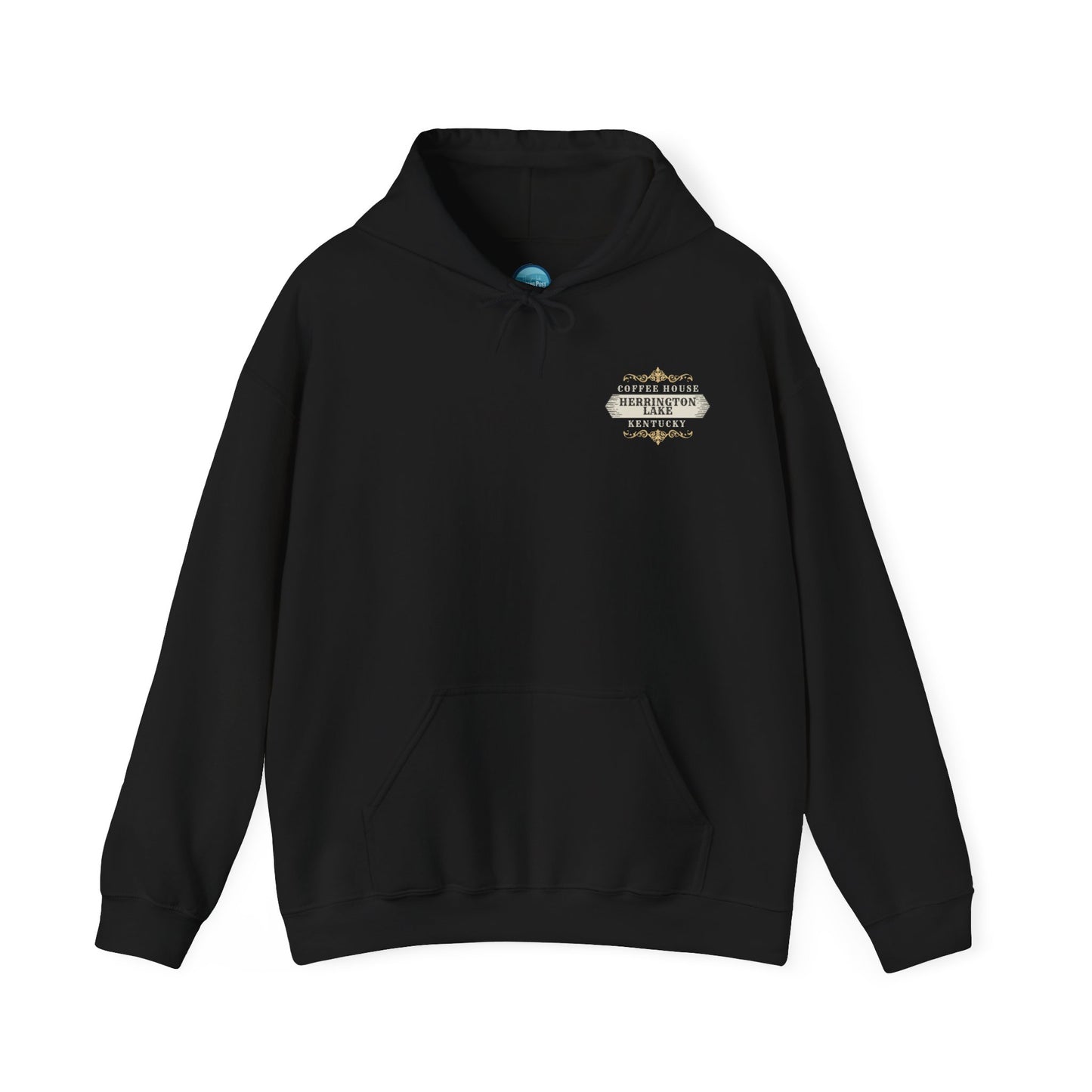 "Premium Taste" Coffee House Collection Double-Sided Print Heavy Blend™ Hooded Sweatshirt