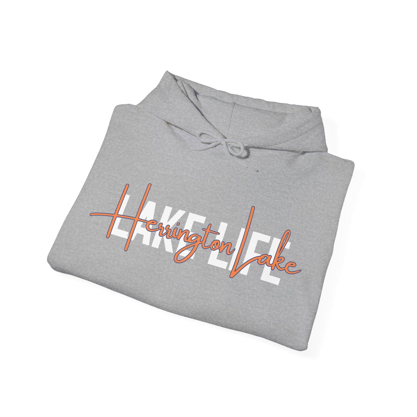 The Herrington Lake Life "Stack" Collection Unisex Heavy Blend™ Hooded Sweatshirt