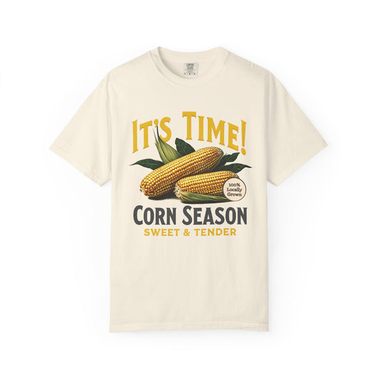 "It's Corn Season" Premium Garment-Dyed Comfort Colors TShirt