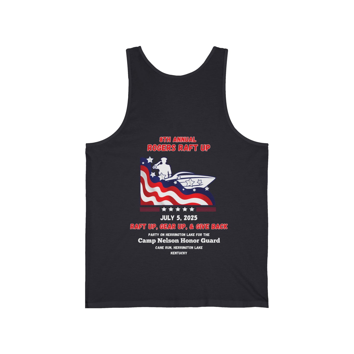 2025 Rogers Raft-Up Unisex Jersey Knit Cotton Tank