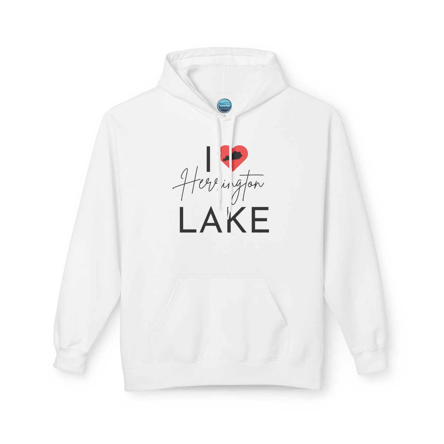 I ❤️ Herrington Lake Unisex Midweight Softstyle Cotton-Faced Fleece Hoodie