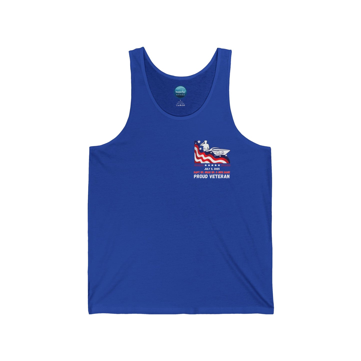 VETERANS 2025 Rogers Raft-Up Unisex Jersey Knit Cotton Tank