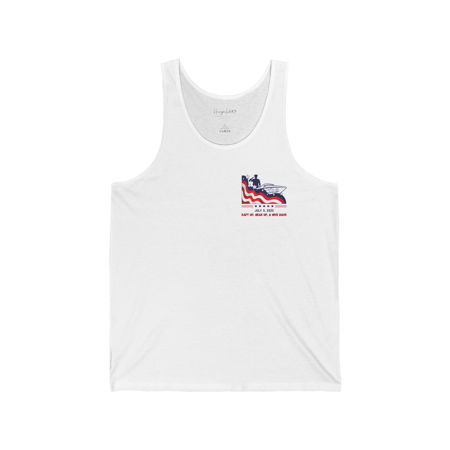 2025 Rogers Raft-Up Unisex Jersey Knit Cotton Tank