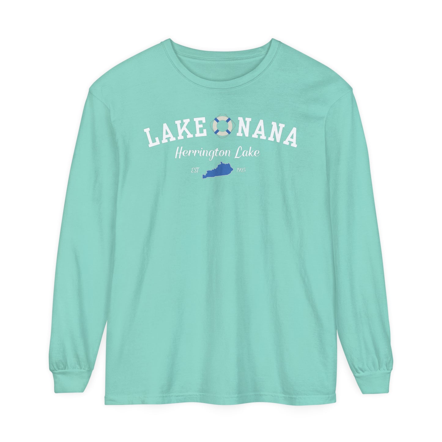 "Lake Nana" Garment-Dyed Premium Comfort Colors™ Long Sleeve T-Shirt