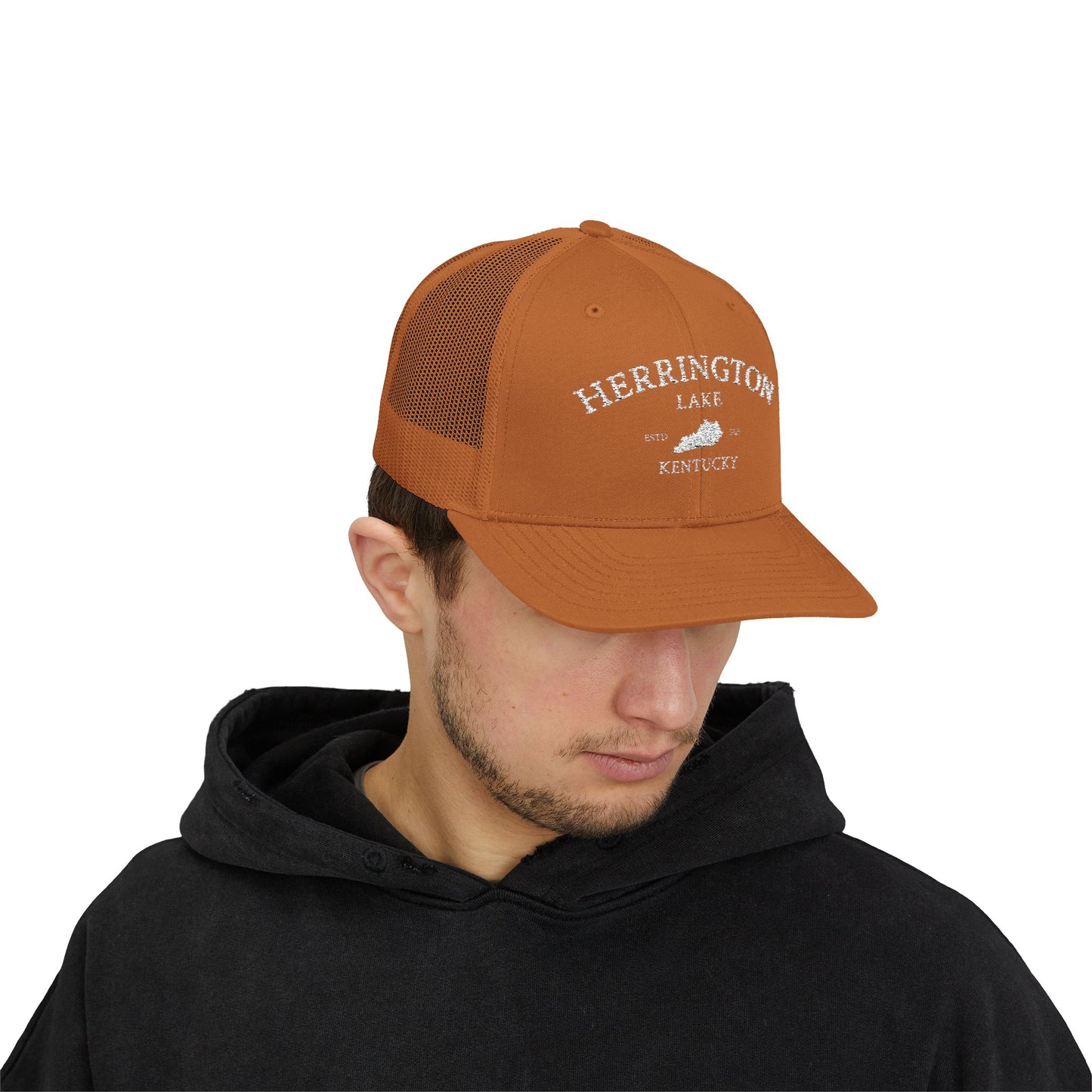 Embroidered Simply Herrington Collection Snapback Trucker Cap