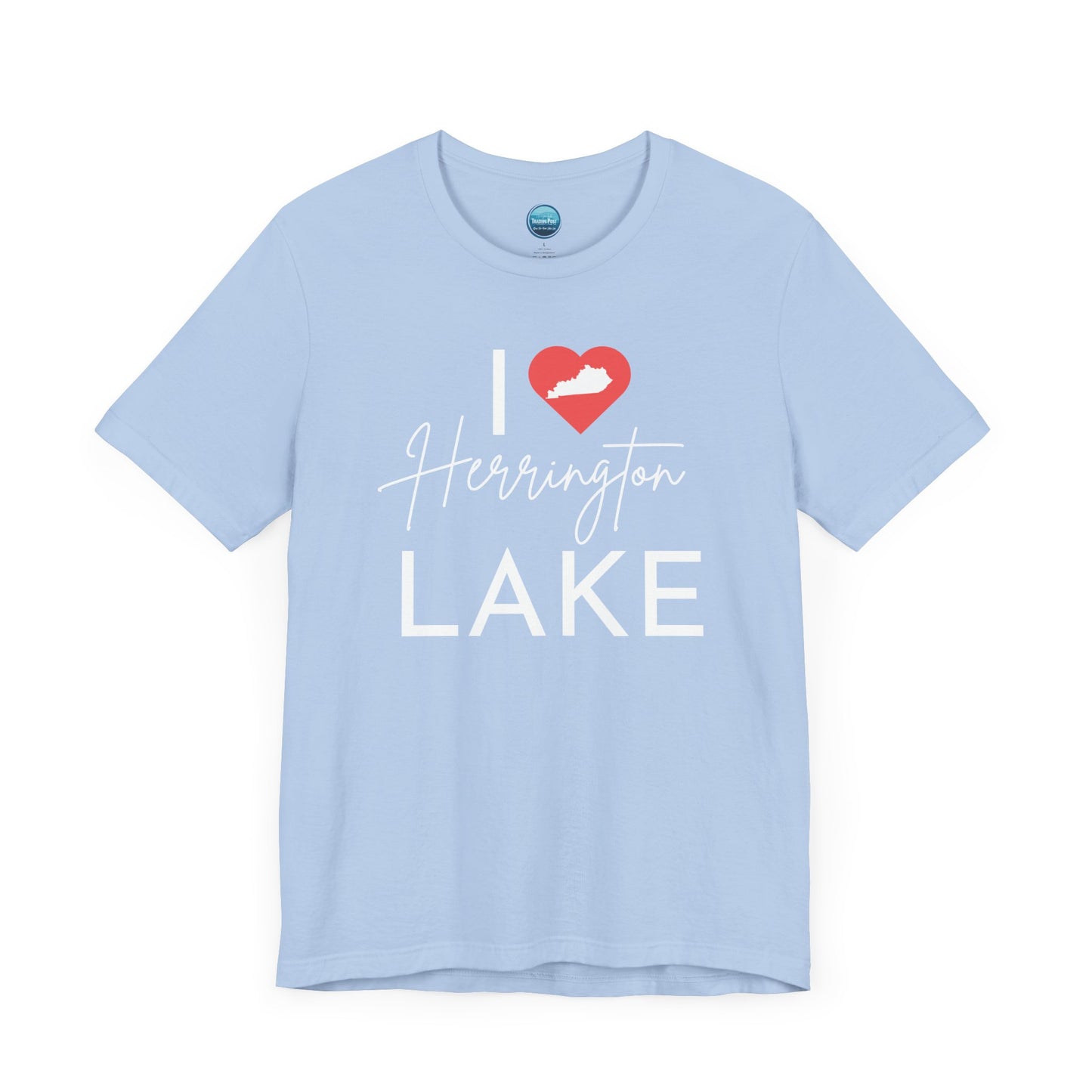 I ❤️ Herrington Lake Unisex Jersey Knit Cotton Short Sleeve Tee