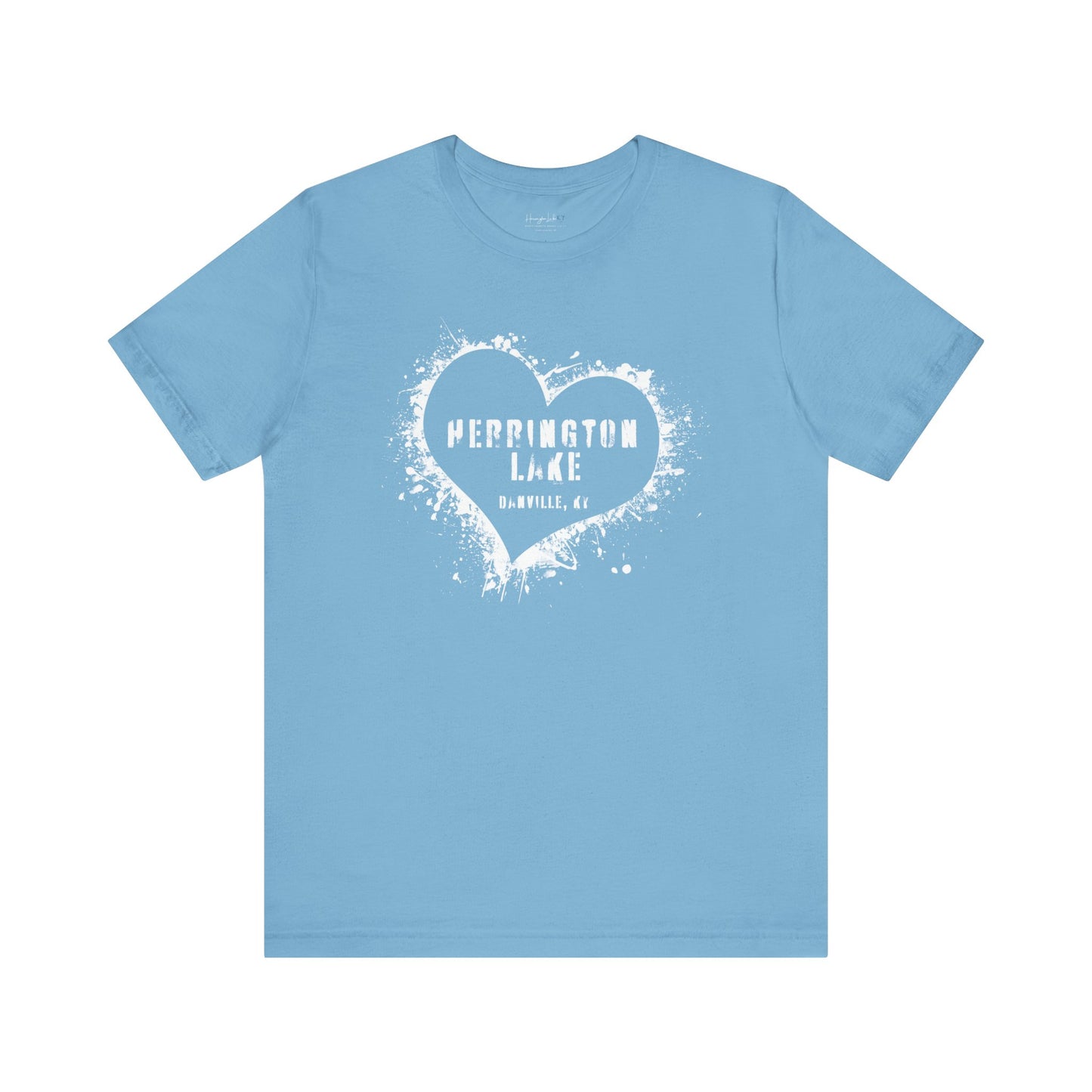 Herrington Lake Heart & Hometown Jersey Knit Cotton Tee (Danville, KY)