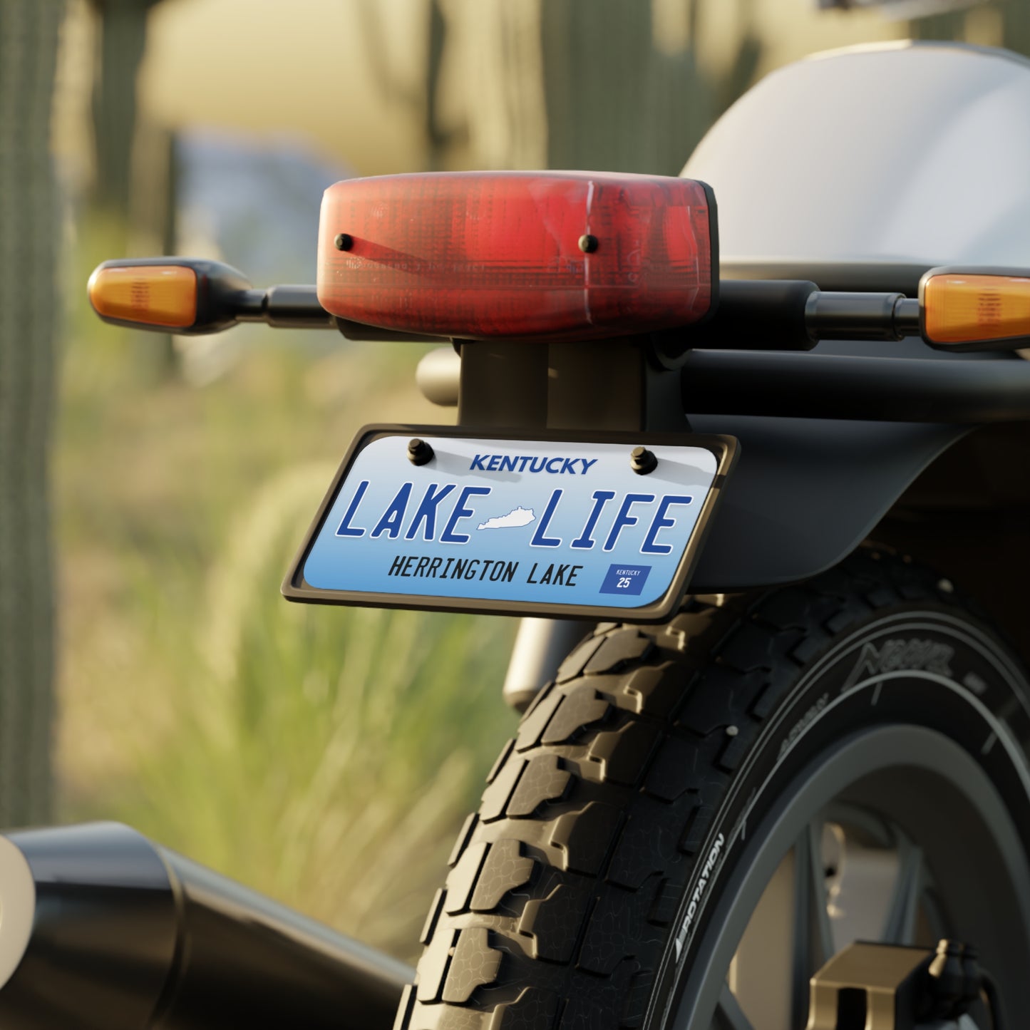 Herrington Lake Life Mini License Plate