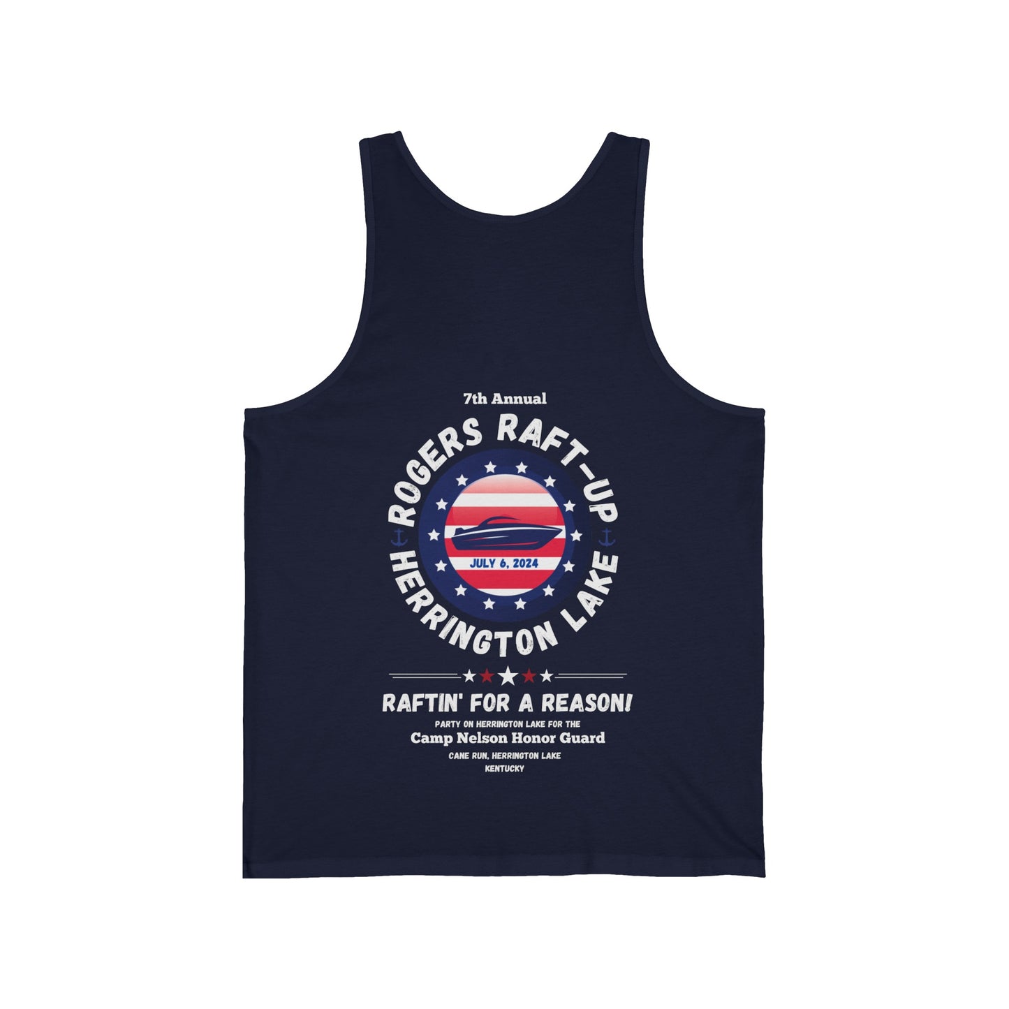 Rogers Raft-Up Unisex Jersey Knit Cotton Tank