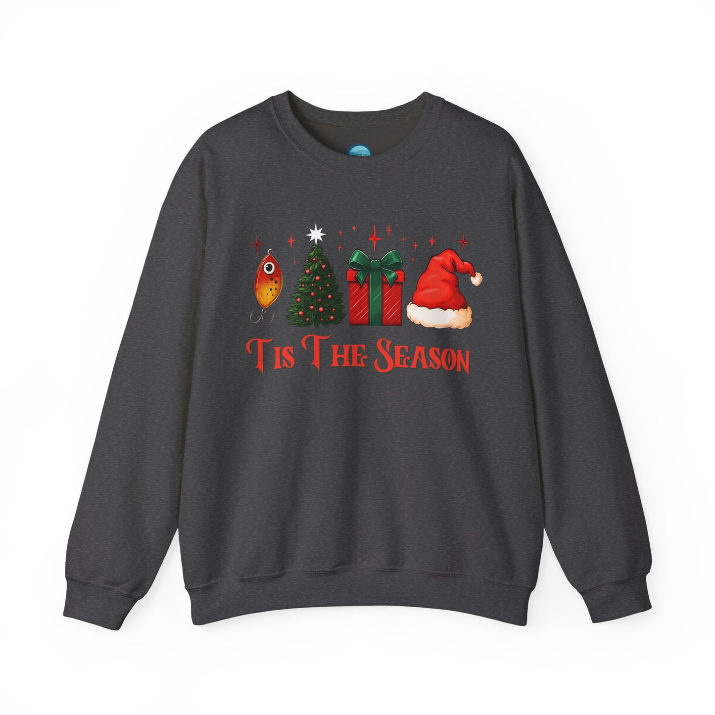 Angler's Christmas Unisex Heavy Blend™ Crewneck Sweatshirt