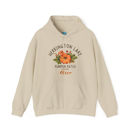 Illustrated Herrington Lake Pumpkin Patch Unisex Heavy Blend™ Hooded Sweatshirt