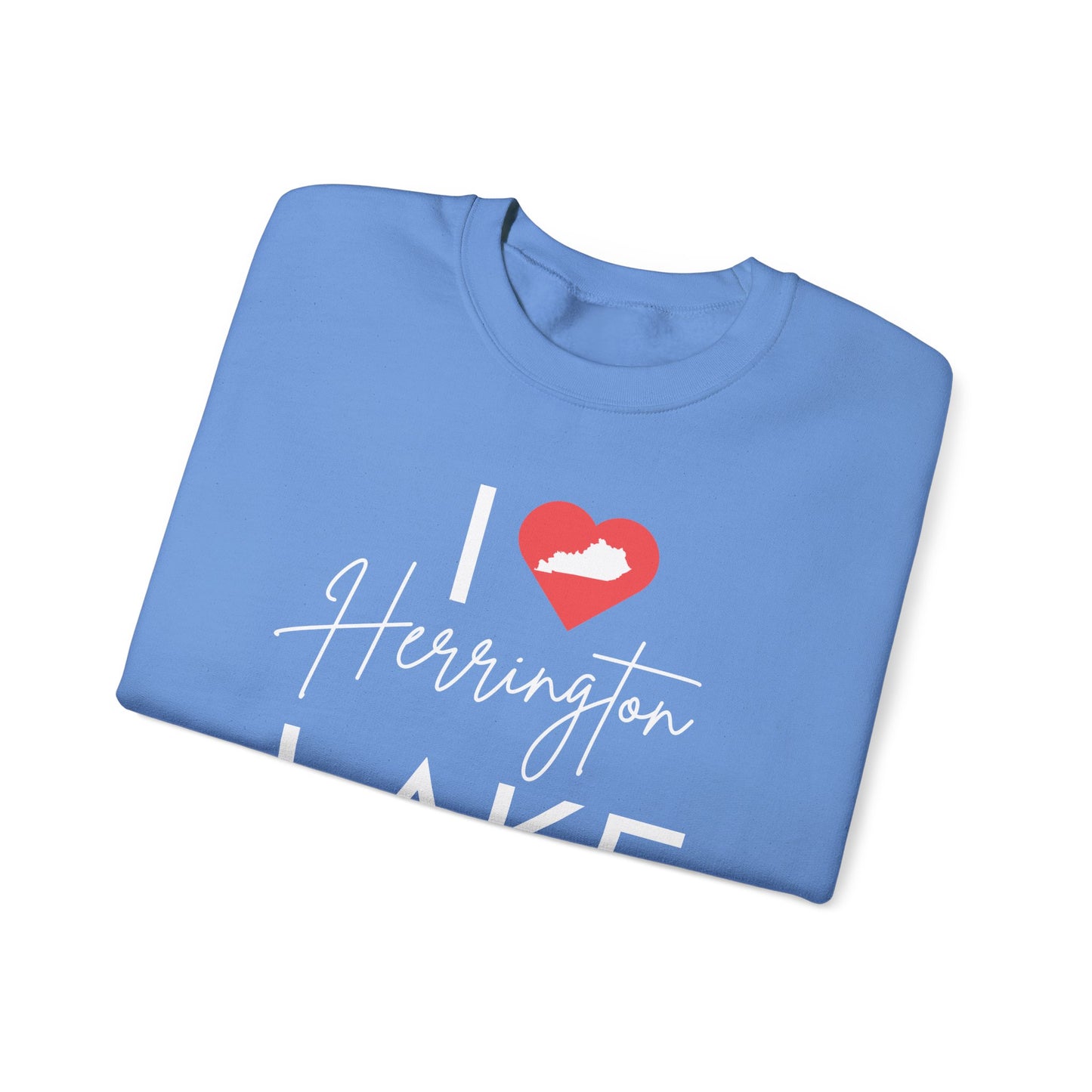 I ❤️ Herrington Lake Heavy Blend™ Crewneck Sweatshirt