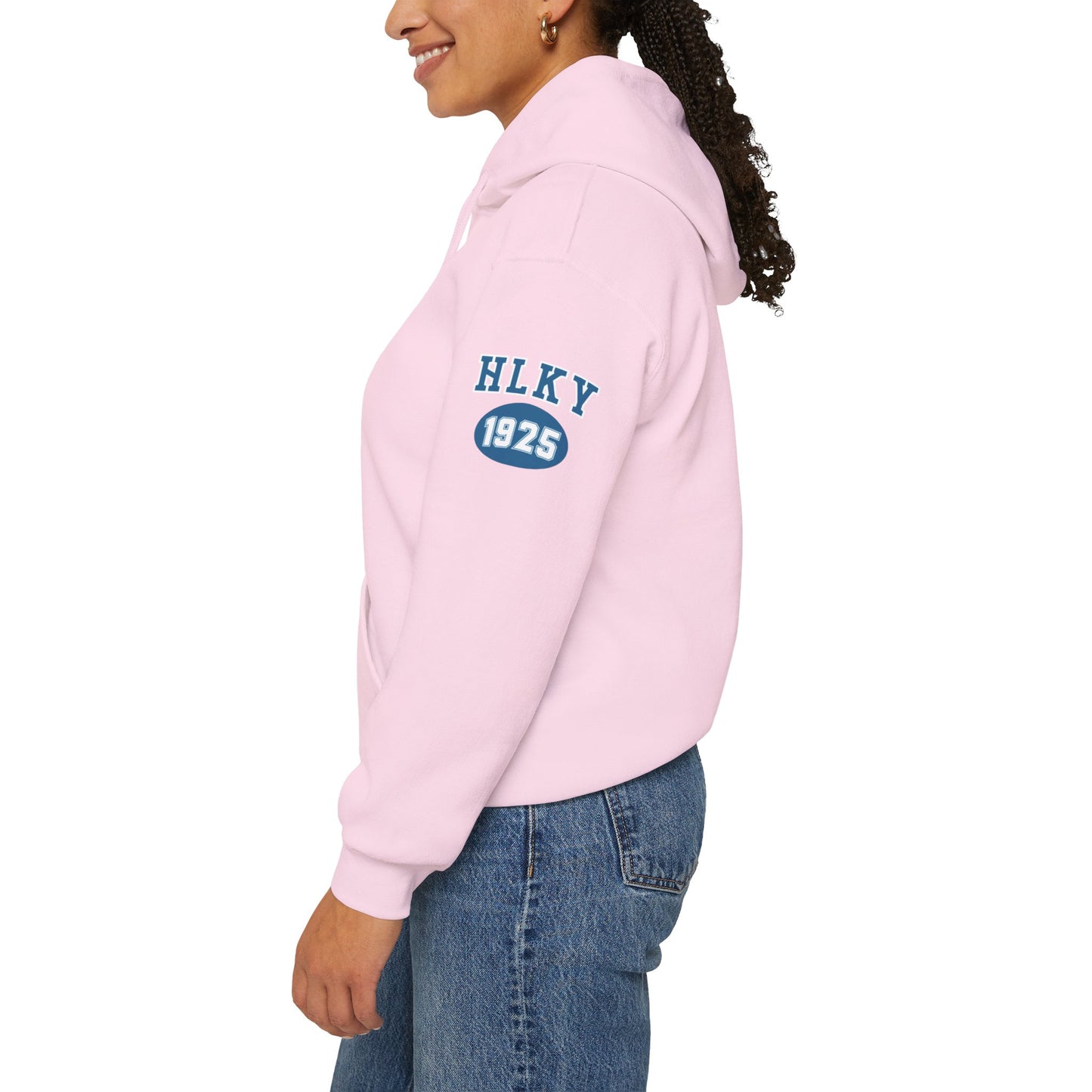 Herrington Lake Collegiate Collection Unisex Heavy Blend™ Hooded Sweatshirt w/ Printed Sleeve Accent