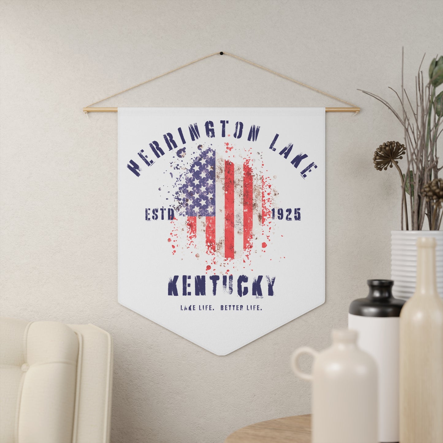 Herrington Lake Patriots Collection Pennant Banner