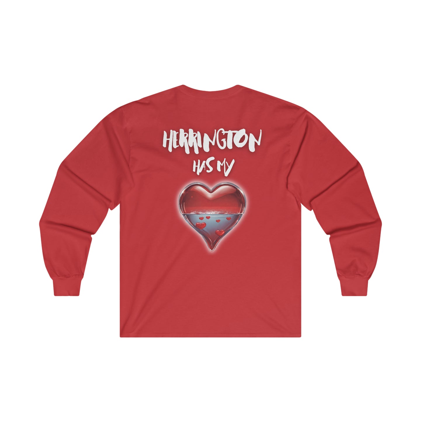 "Herrington Has My Heart" Ultra Cotton Double-Sided Long Sleeve Tee